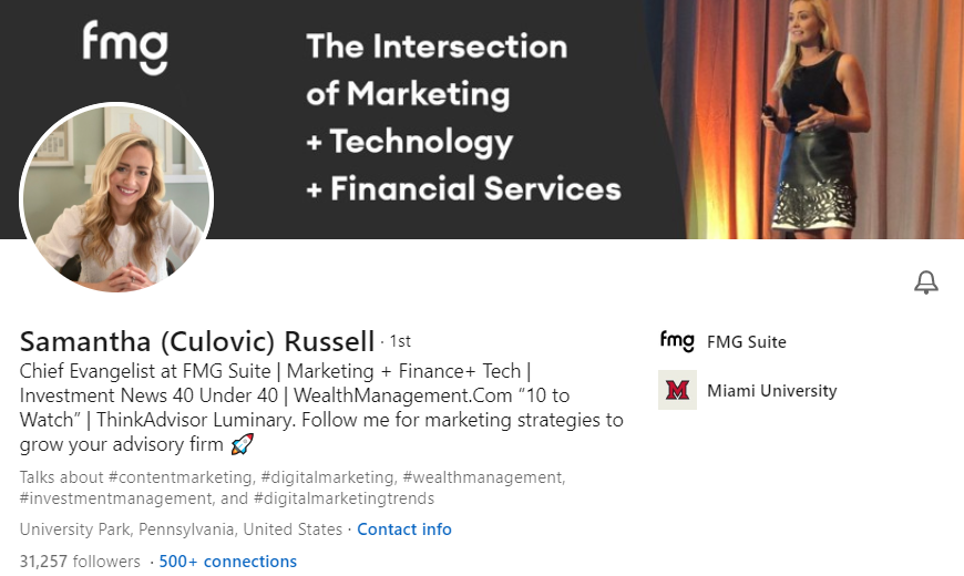 samantha russell of fmg
