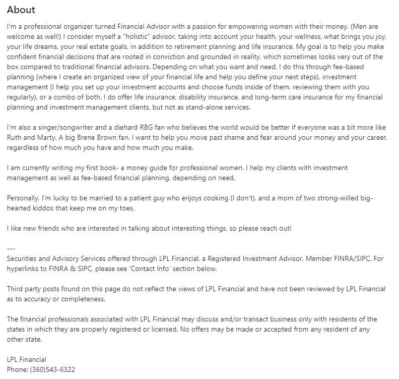 nicole burdick linkedin summary