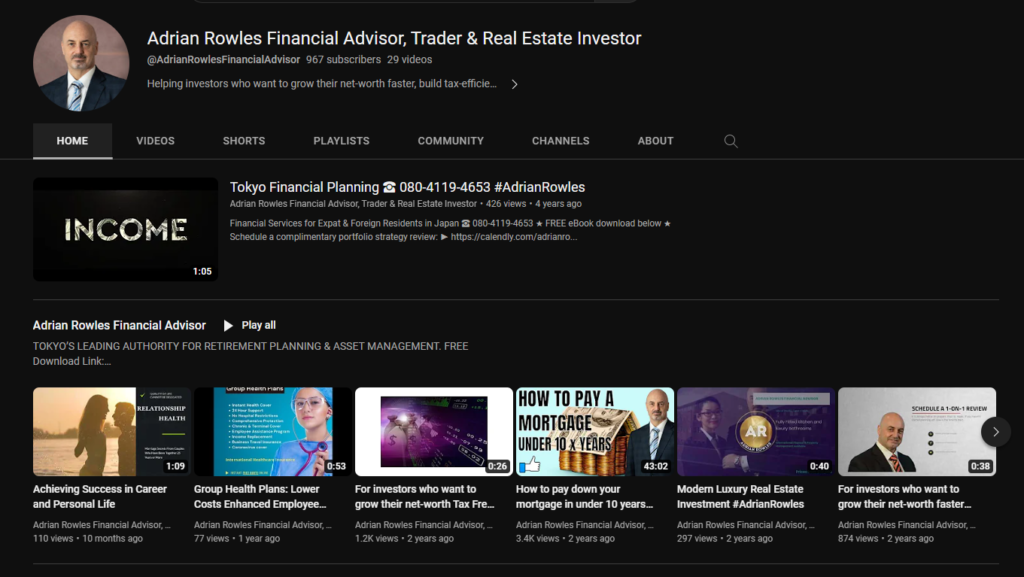 adrian rowles financial advisor youtube
