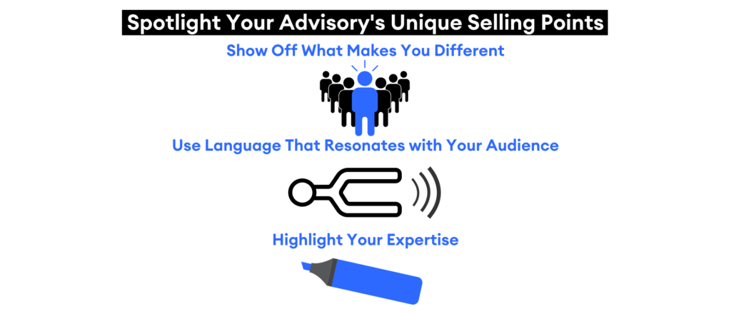 spotlight advisory selling points