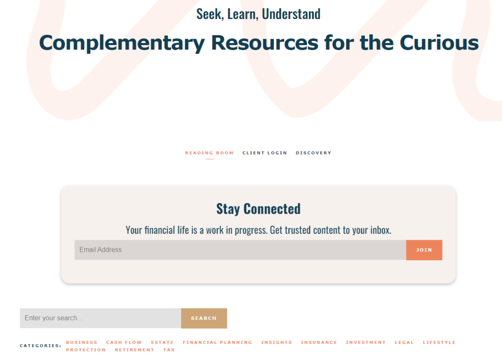 Lets Plan Blog Financial Advisor Blog