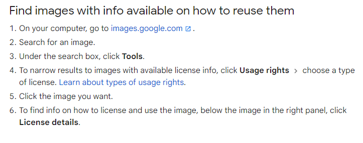 How to Reuse Images Google Search Help