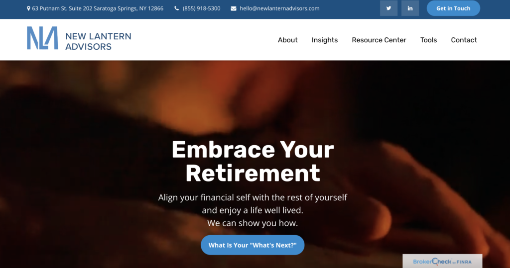 New Lantern Advisors Homepage