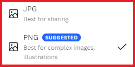 Canva image types