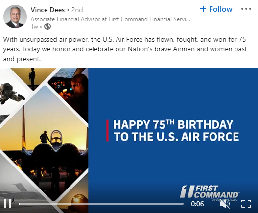 Post on Social Media with a video