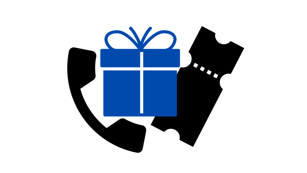 A phone call, gift and coupon