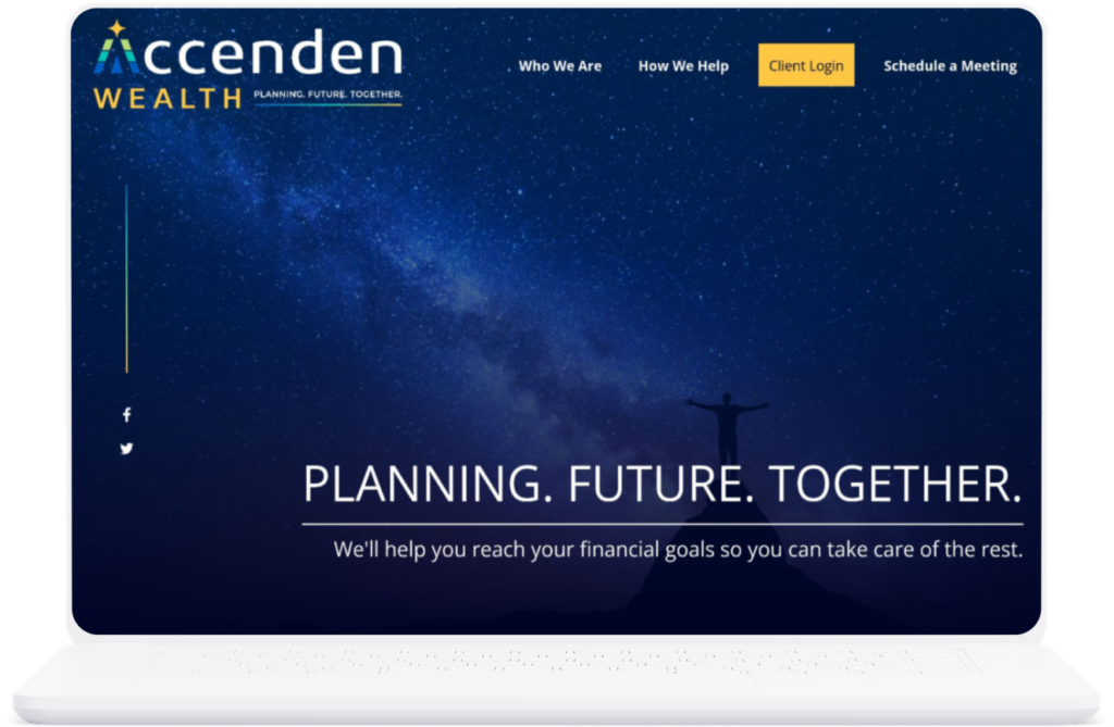 Accenden Wealth Financial Advisor Website
