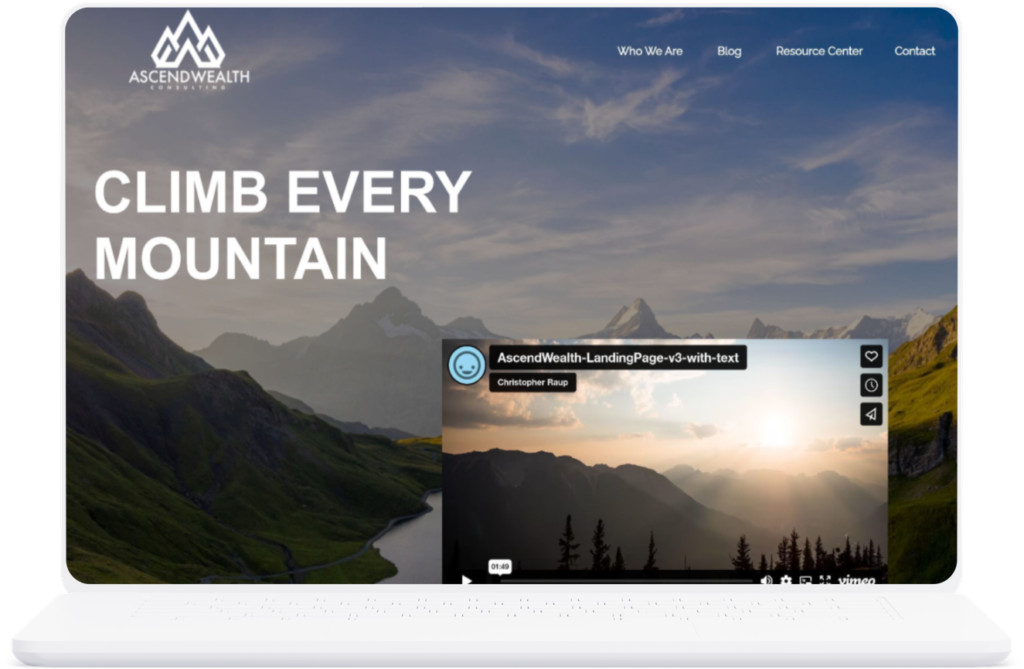 AscendWealth Financial Advisor Website