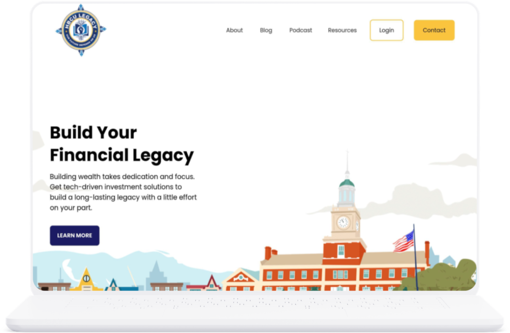 HBCU Legacy Financial Advisor Website