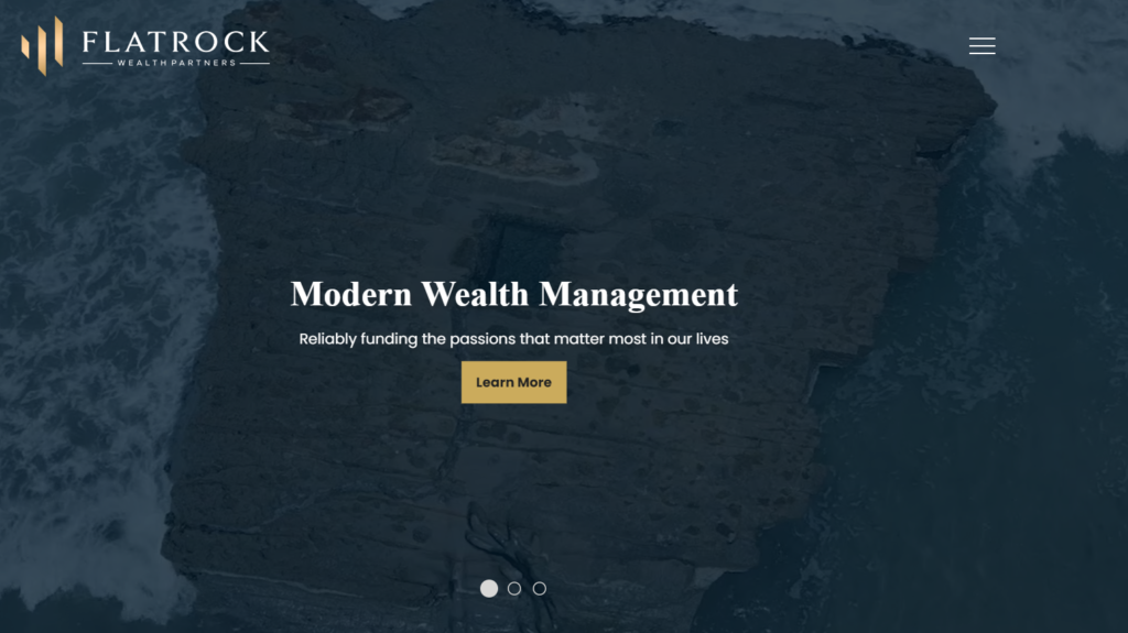 Flatrock Wealth partners home page