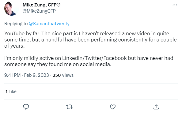 Mike Zung social media example