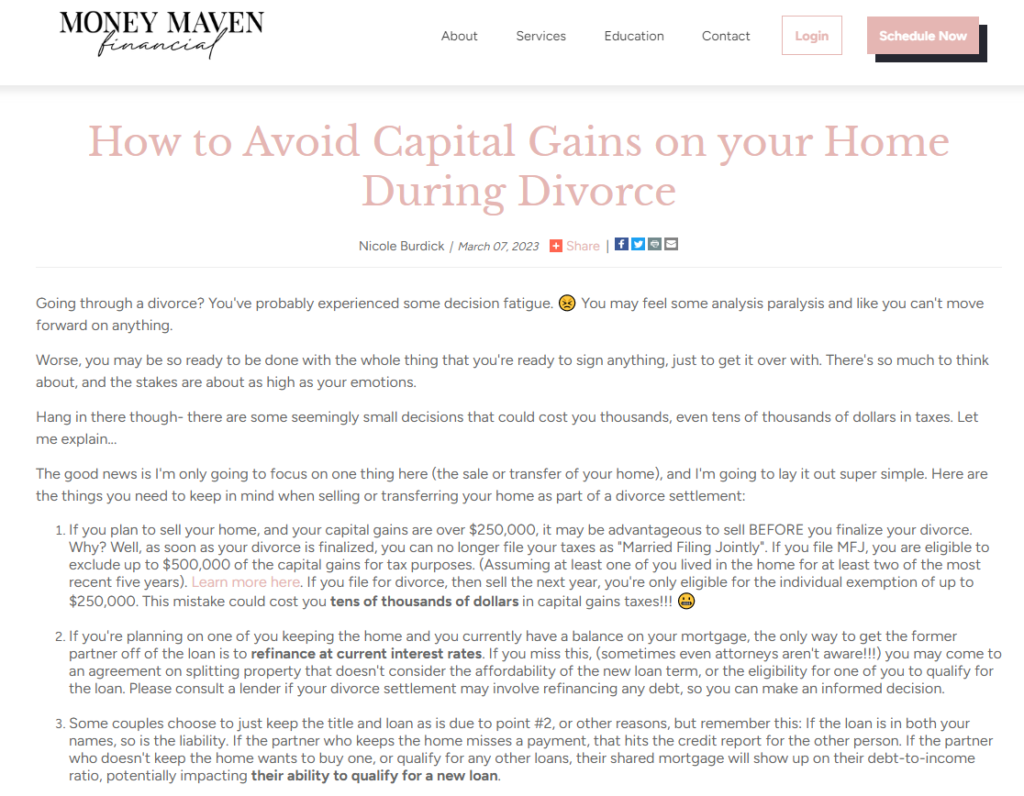 Money maven online blog