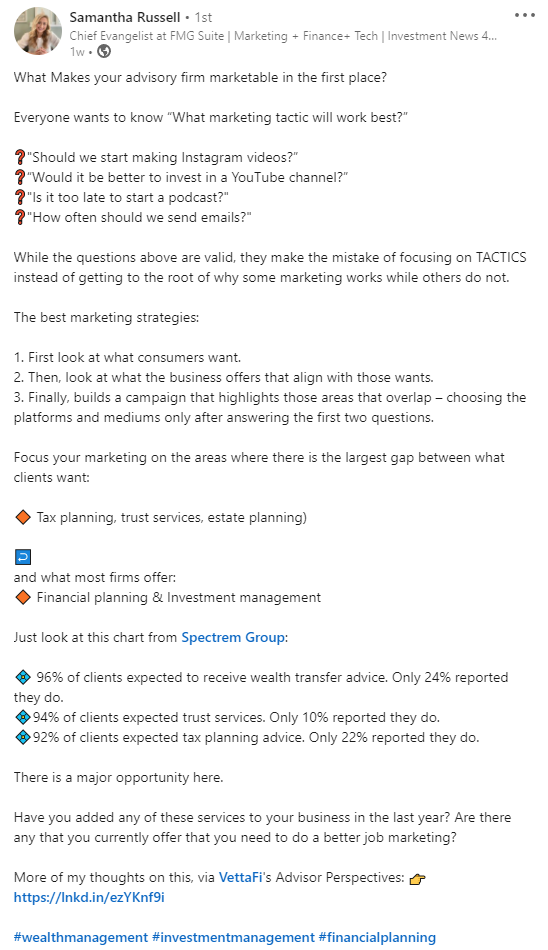 Samantha Russell Stat Post