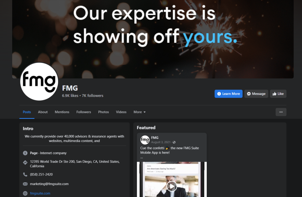 fmg facebook page