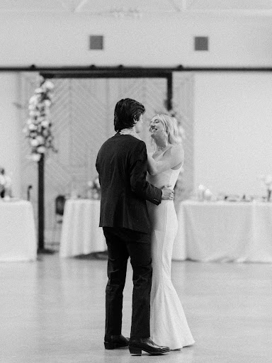 John and Dixie at their wedding