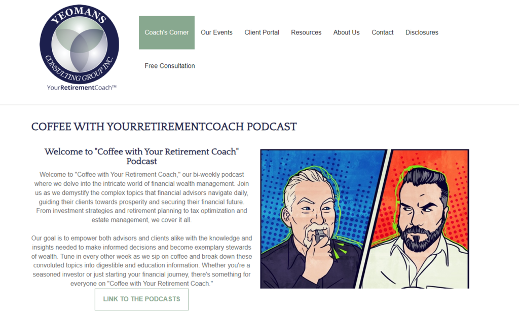 coffee with your retirement coach